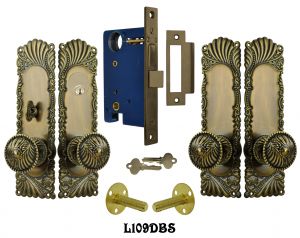 Victorian Corbin Roanoke Double Door Entry Set (L109DBS)